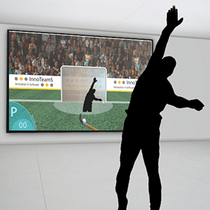 Als Torwart virtuelle Bälle halten Hockeyspiel mieten bei InnoTeamS GmbH