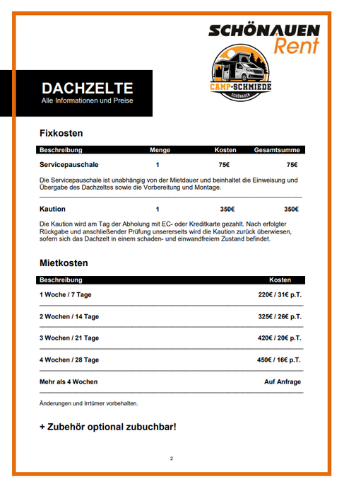 Dachzelte / CAMP-SCHMIEDE – 3