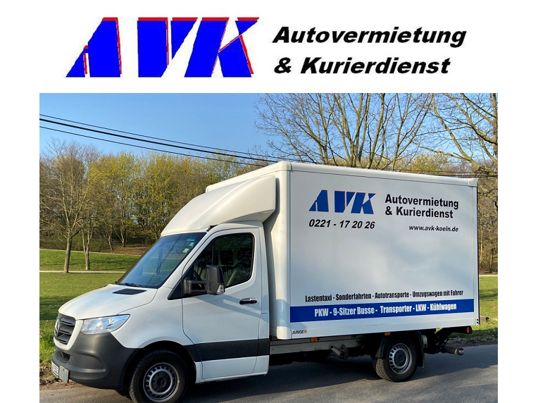 Transporter 3,5t mit Kofferaufbau und Hebebühne Führerschein Kl. 3/B