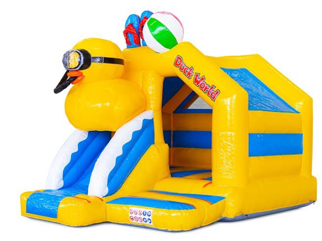 Hüpfburg Slide Combo Quietscheente mieten in Koblenz – Hüpfburg