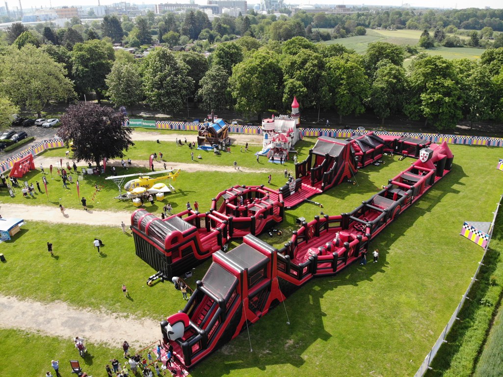 125m Gladiator Run "Spartacus" mieten in Koblenz – Mietartikel – 2