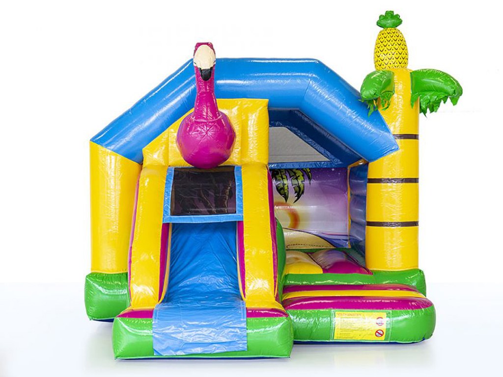 Hüpfburg Slide Combo Flamingo mieten in Koblenz – Hüpfburg – 2