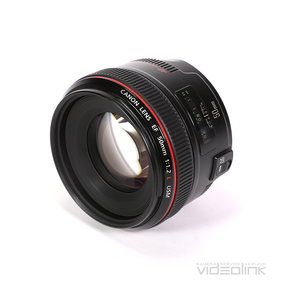 Canon EF 50mm F1.2 mieten bei Videolink GmbH (GF Stefan Niederfeilner)