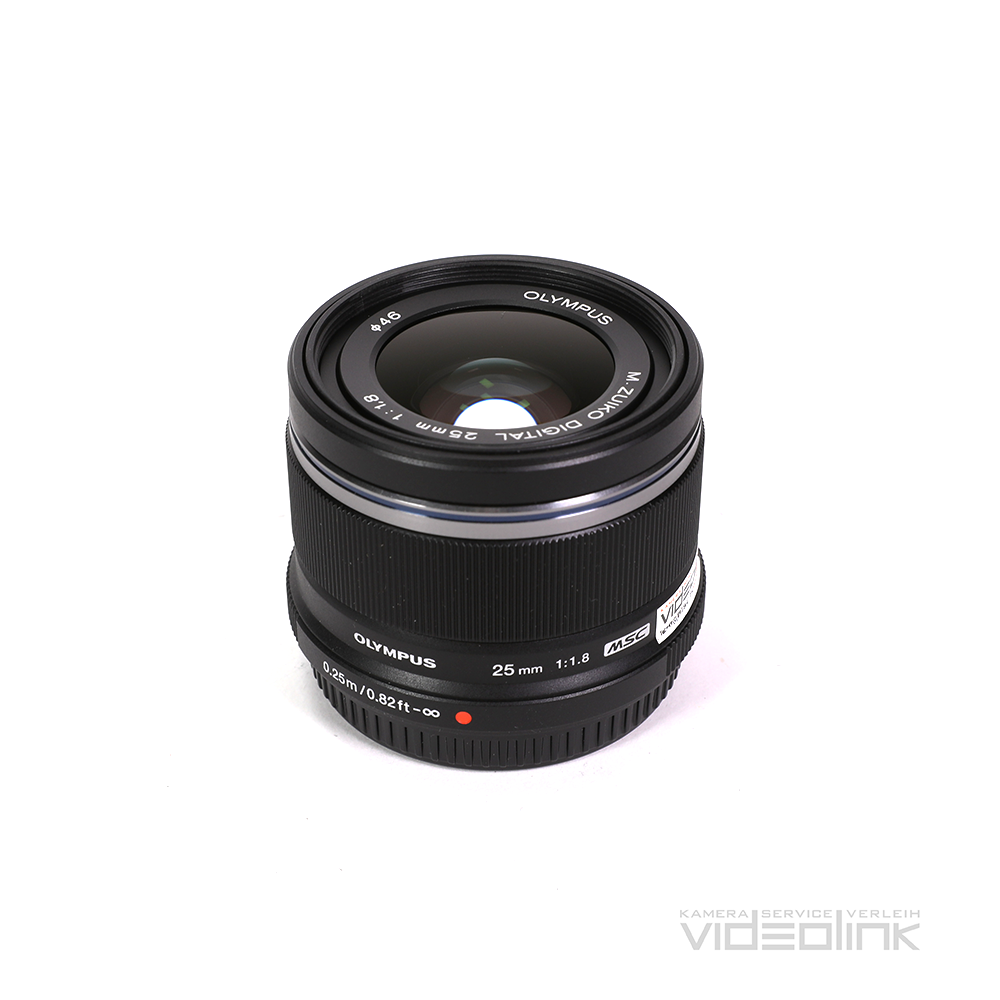 Olympus Digital MFT 25mm F1.8 mieten bei Videolink GmbH (GF Stefan Niederfeilner)