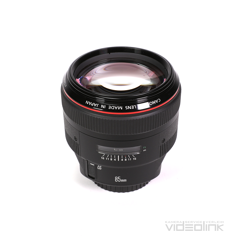 Canon EF 85mm F1.2 mieten bei Videolink GmbH (GF Stefan Niederfeilner)