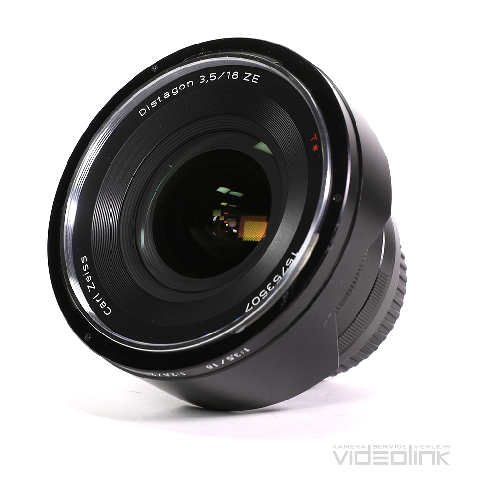 Zeiss ZE Distagon 18mm T3,5 mieten bei Videolink GmbH (GF Stefan Niederfeilner)