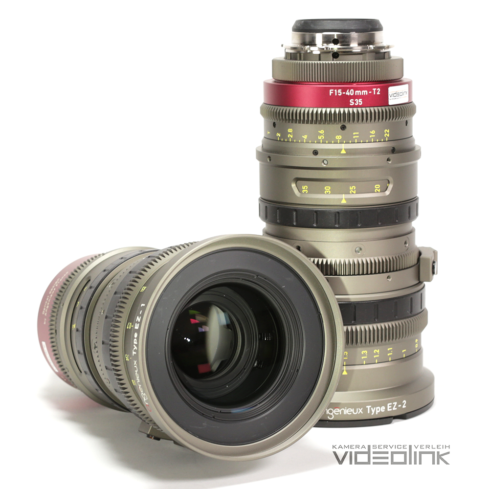 Angenieux EZ-2 Zoom 15-40mm/22-60mm T1.9/T2.9 mieten
