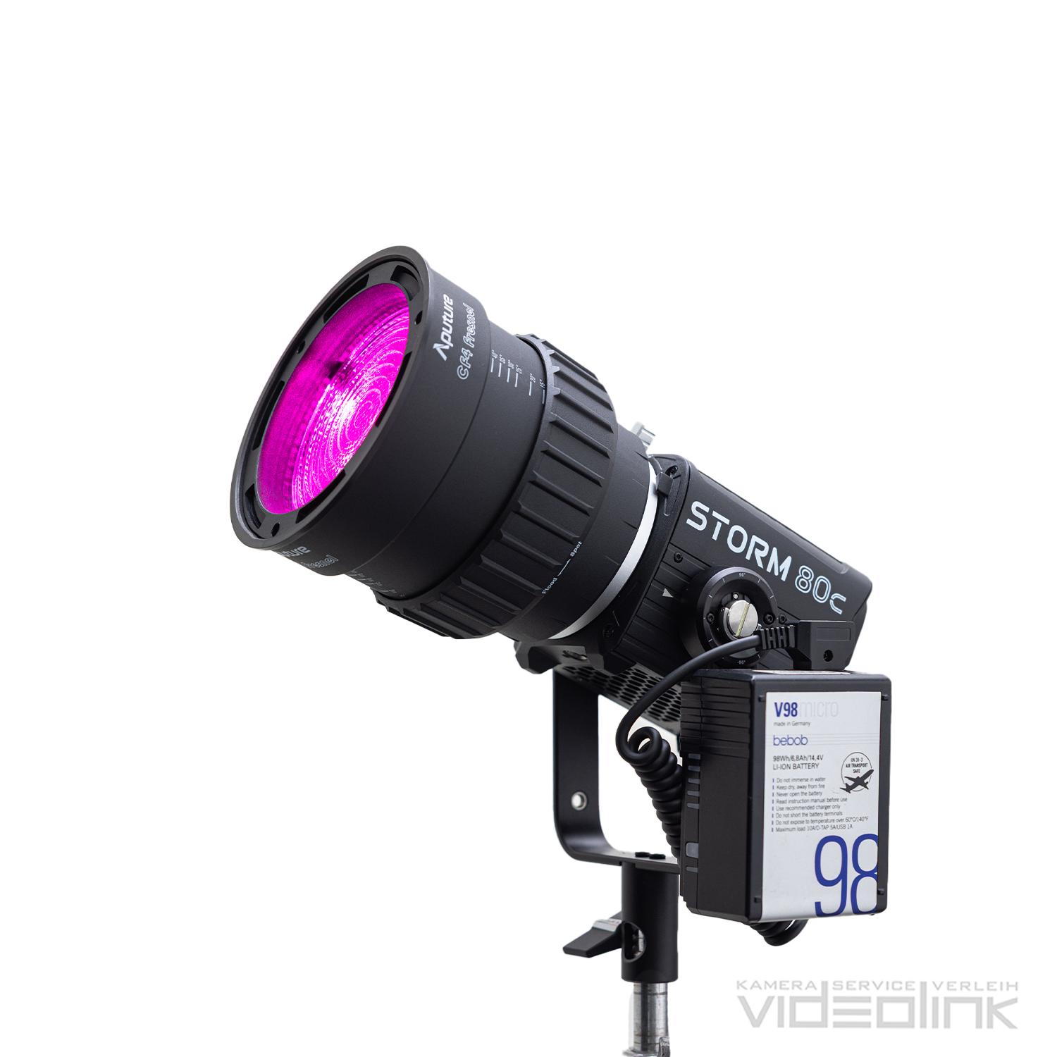 Aputure CF4 Fresnel (80c) mieten bei Videolink GmbH (GF Stefan Niederfeilner)