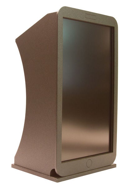 Rednerpult mit integriertem 46'' Display