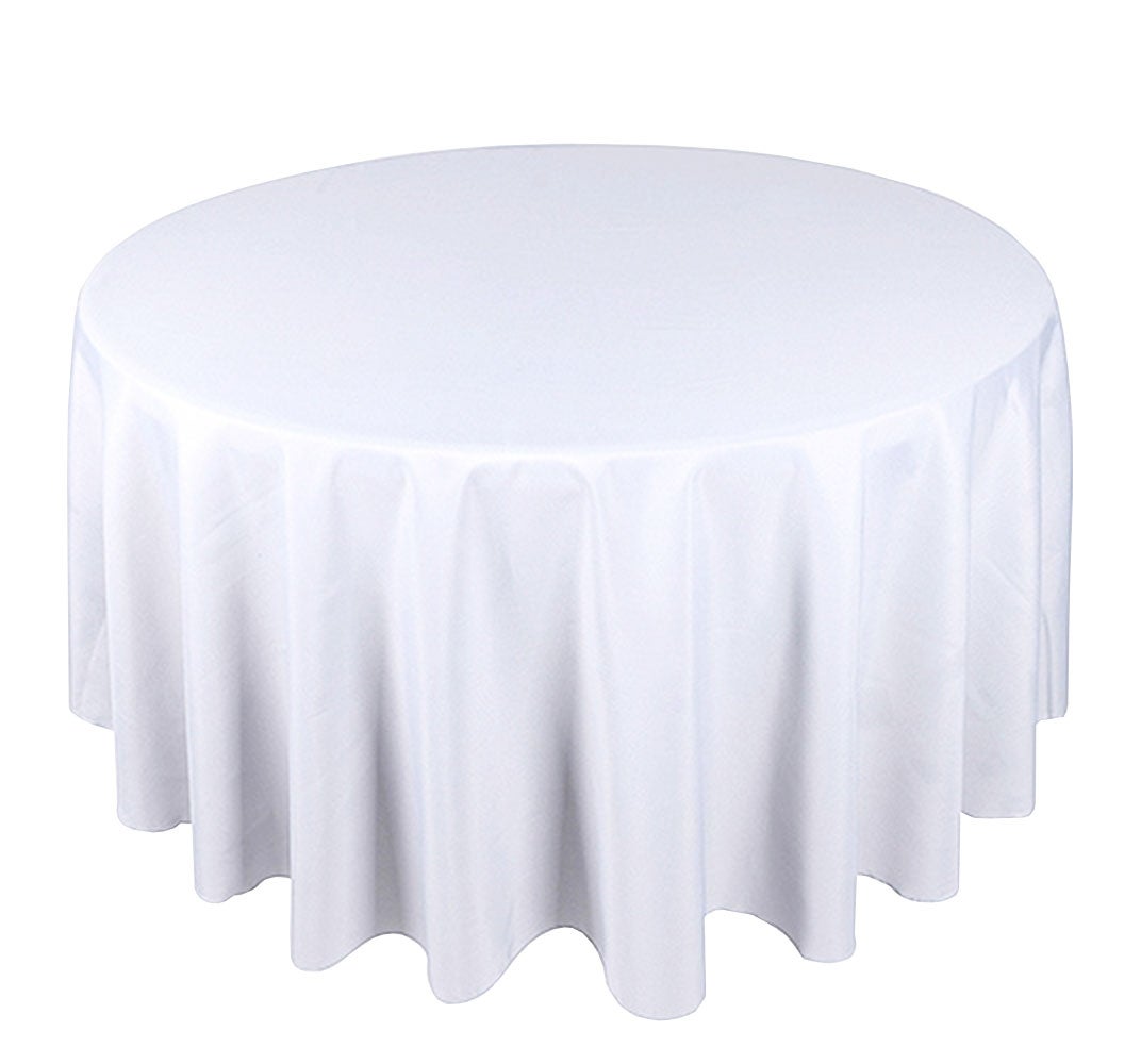 Miete 8 - Zahle 6! Runde Banketttische, runder Banketttisch, Tische - Klappbar, 183cm Durchmesser für 8-12 Personen – 4