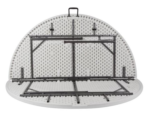 Miete 8 - Zahle 6! Runde Banketttische, runder Banketttisch, Tische - Klappbar, 183cm Durchmesser für 8-12 Personen – 2