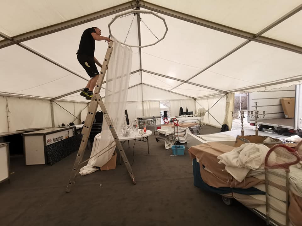 Stoffhimmel mieten, Dekoration Hochzeit mieten 2024 – 3
