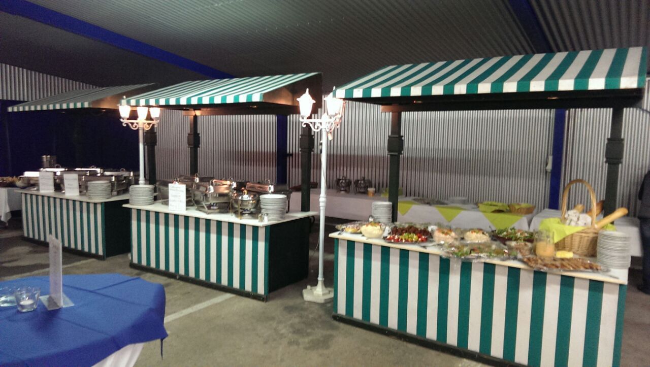 Marktstand, Verkaufsstand, Verkaufshütte, Cateringstand, Flammkuchenstand