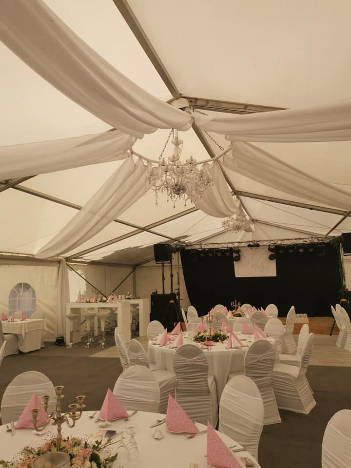 Stoffhimmel mieten, Dekoration Hochzeit mieten 2024 – 4