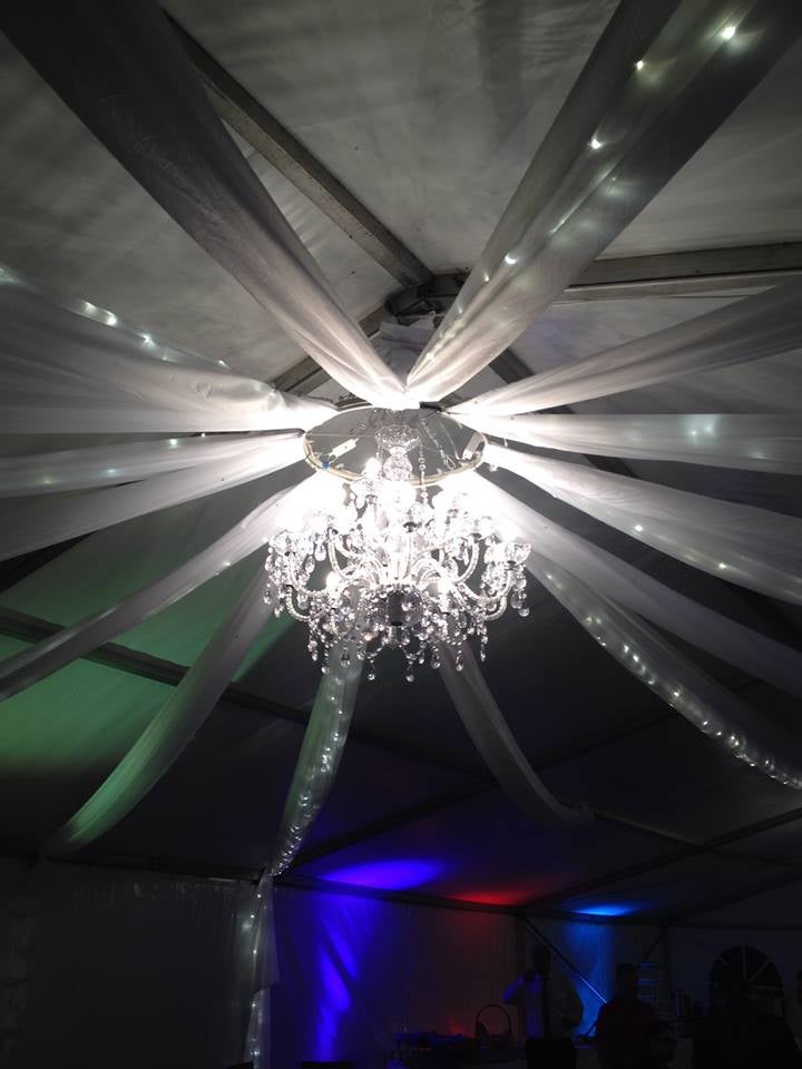 Kronleuchter 80cm+80cm , Kerzenleuchter 40cm, LED Strahler, Aircones