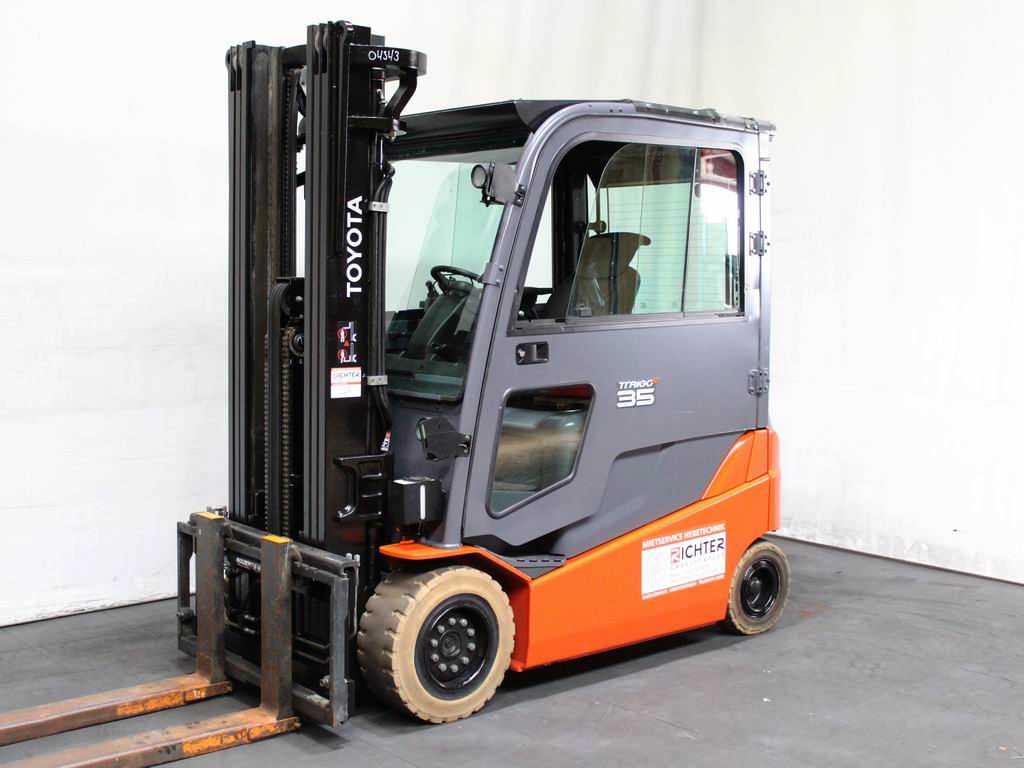 Toyota 8 FBMT 35 Elektro 4 Rad-Stapler mieten bei Richter Gabelstapler GmbH