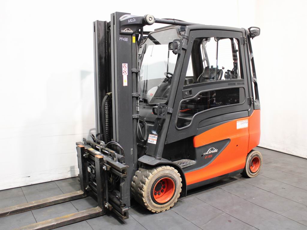 Linde E 35 HL-01 387 Elektro 4 Rad-Stapler mieten bei Richter Gabelstapler GmbH