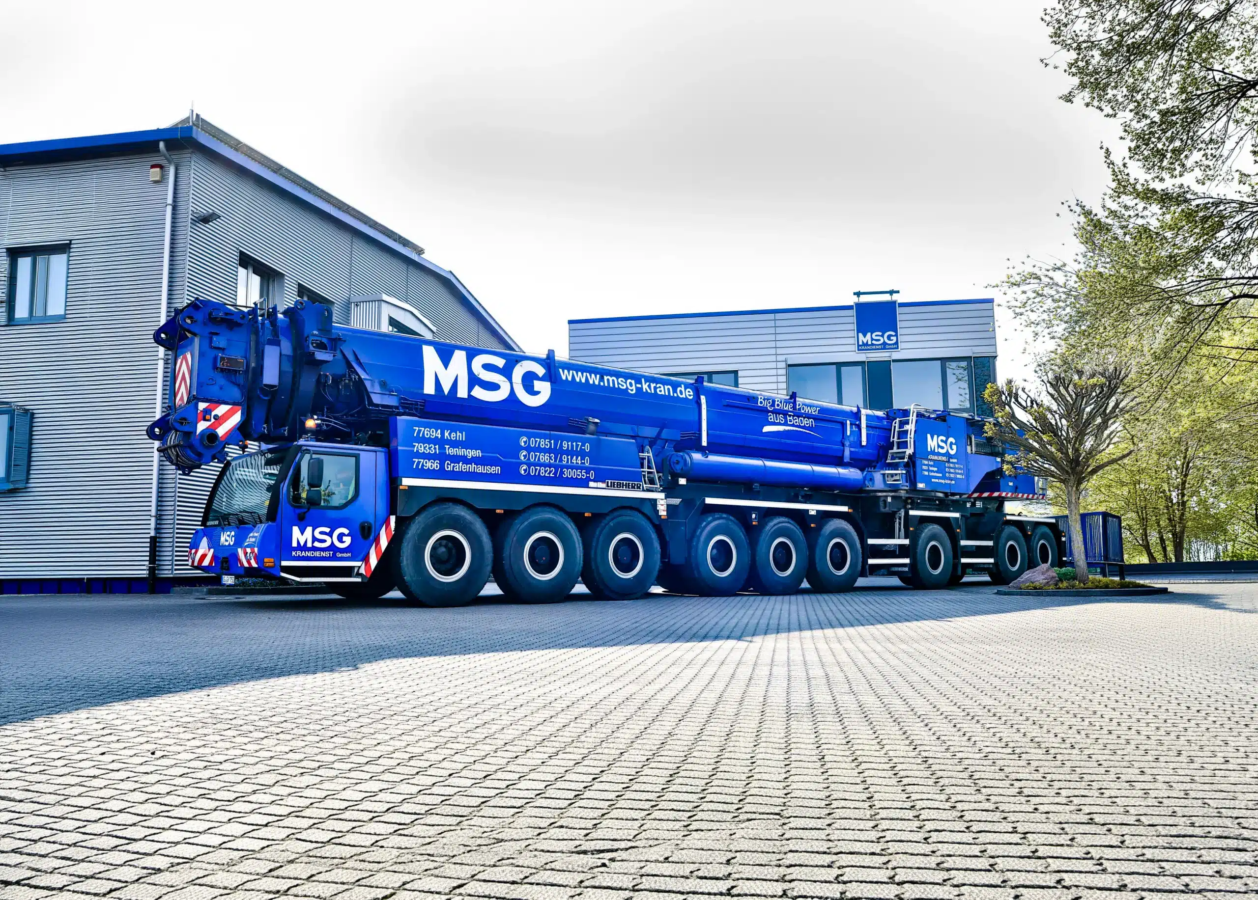 Großkran 800t mieten bei MSG Krandienst GmbH
