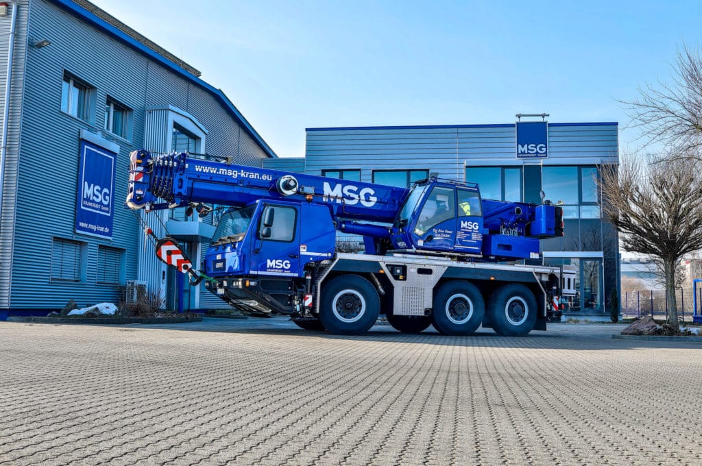 Mobilkran 60t mieten bei MSG Krandienst GmbH