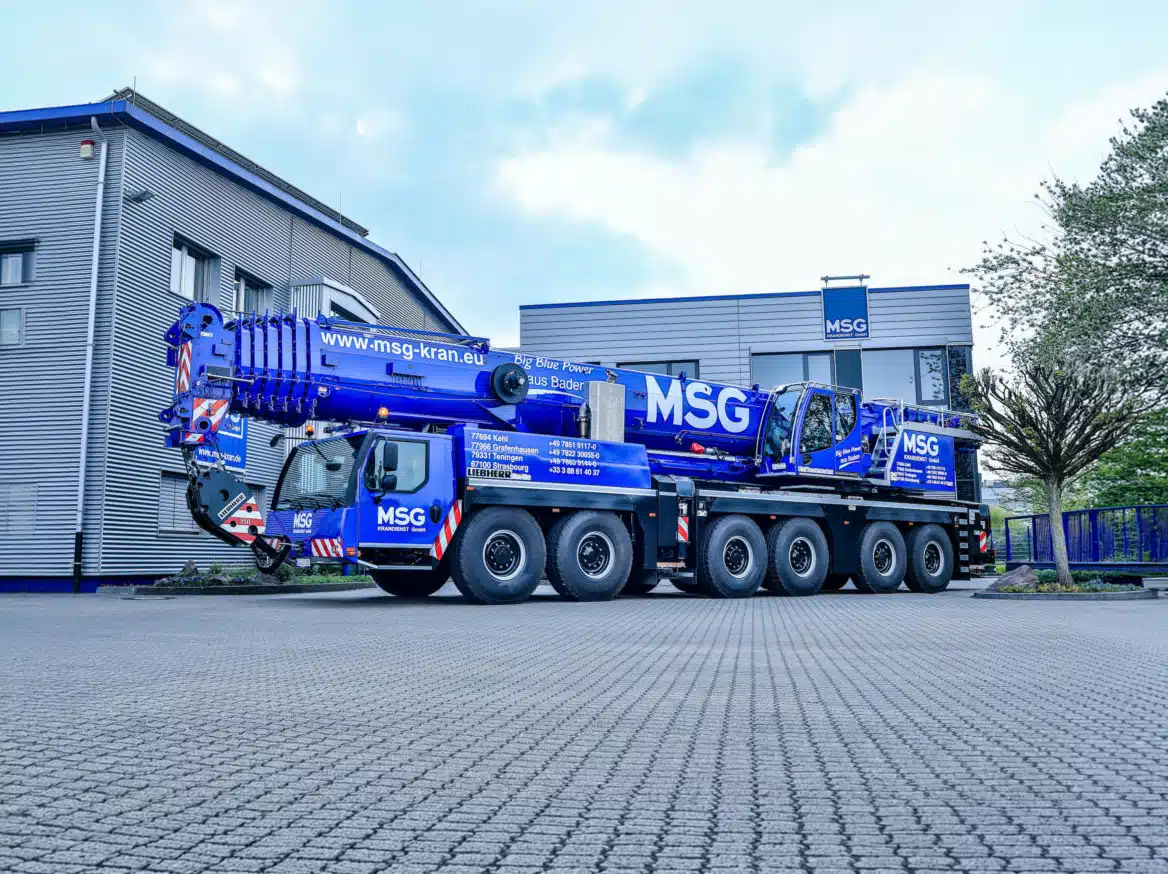 Großkran 300t mieten bei MSG Krandienst GmbH