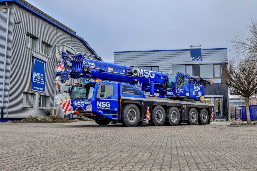 Mobilkran 160t mieten bei MSG Krandienst GmbH
