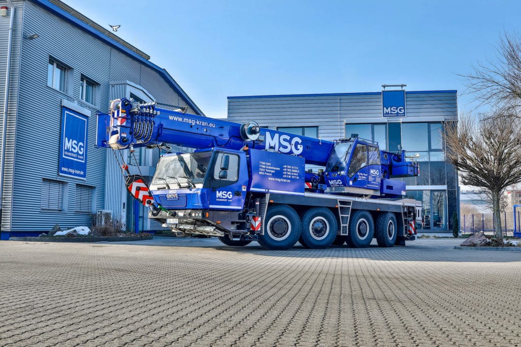 Mobilkran 80t mieten bei MSG Krandienst GmbH