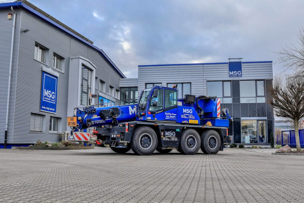 Mobilkran 40t mieten bei MSG Krandienst GmbH