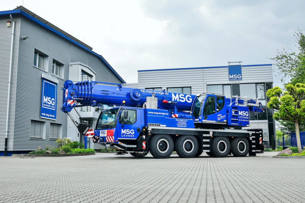Mobilkran 100t mieten bei MSG Krandienst GmbH