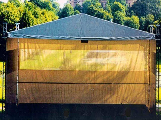 Überdachung Traversengerüst, Traversendach 8 x 12m mieten in Reinstädt