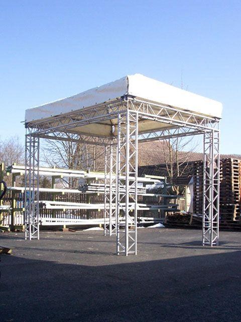 Bühne mit Dach Traversensystem 3x4m - festen Ecken mieten in Reinstädt