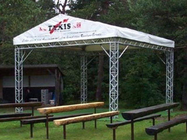 Überdachung Traversedach Traverse 6 x 6 m mieten in Reinstädt