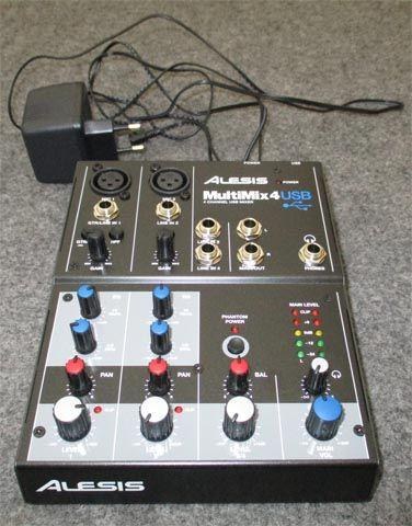 Multimix 4-Kanal-USB-Mixer Alesis mieten in Reinstädt