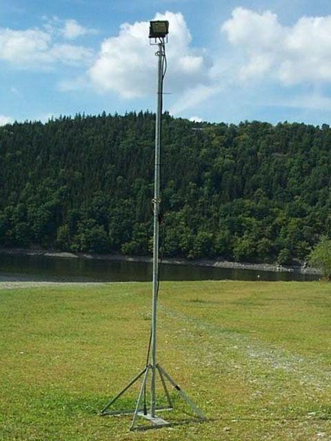 Teleskopmast für Beleuchtung, Fahnenstangen mieten in Reinstädt