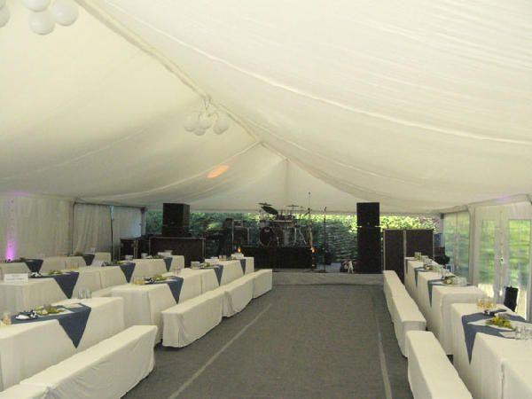 glatter Zelthimmel für Ihr Event mieten in Reinstädt – 2