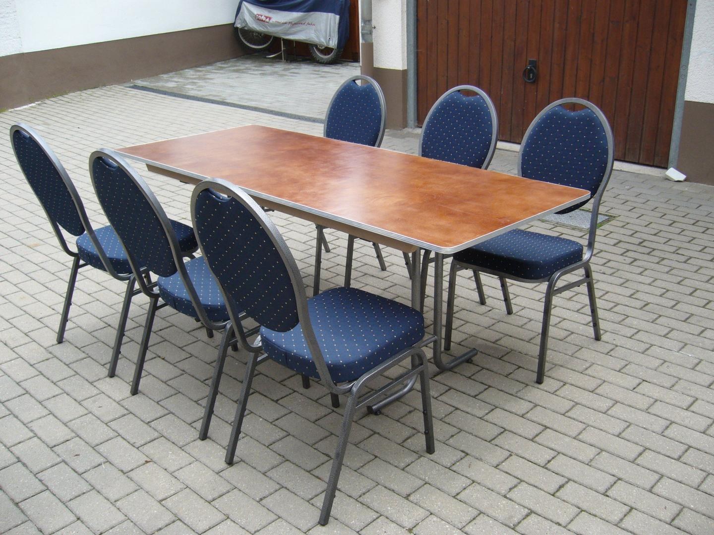 Klapptisch rechteckig 183x76 cm mieten in Reinstädt – 3