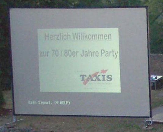 Rückprojektionstuch 3 x 4 m mieten in Reinstädt – Mietartikel