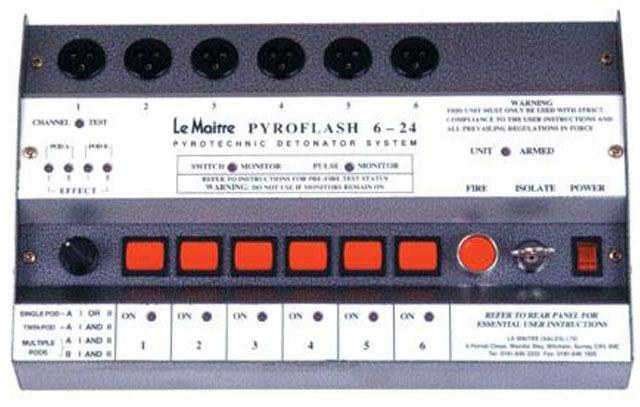 Le Maitre Pyroflash, Controller 6-kanal groß mieten in Reinstädt