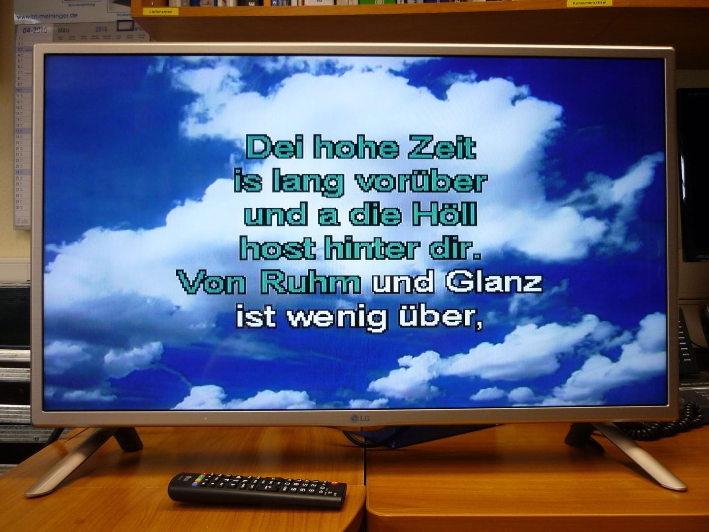 Flachbildschirm / Bildschrim / Flatscreen LED mieten in Reinstädt