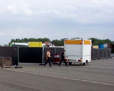Moltonverkleidung für Zaun mieten in Reinstädt