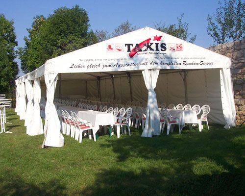 Partyzelt 8 x 26 m mieten in Reinstädt