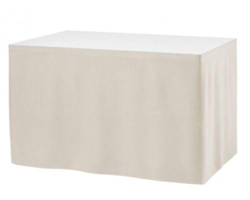 Skirting Glatt für Bankett- / Büffetttisch mieten in Reinstädt