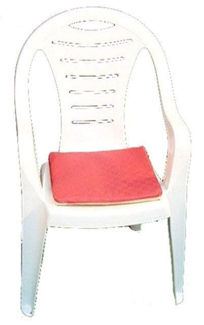 Sitzauflage - rot / beige mieten in Reinstädt