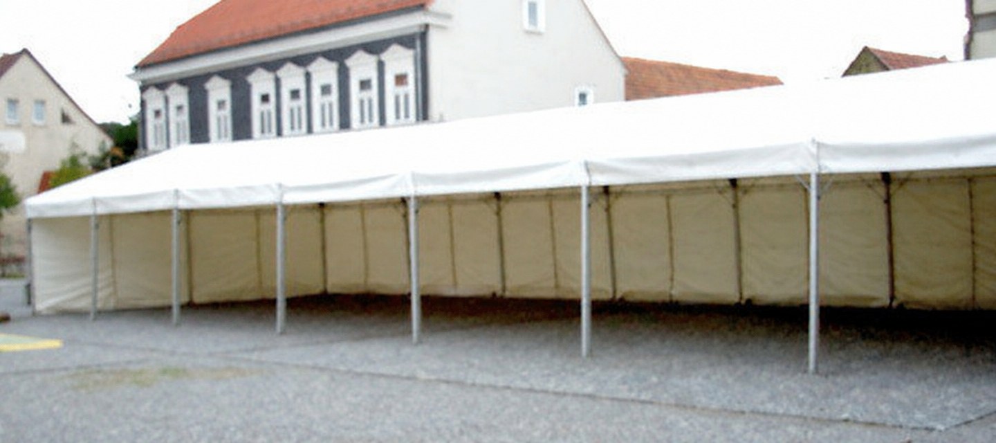 Partyzelt 8 x 27 m mieten in Reinstädt bei Steffen Köhler