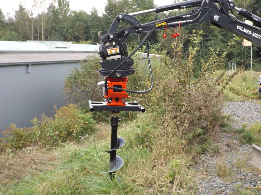 Adler Erdbohrer hydraulisch Minibagger mieten