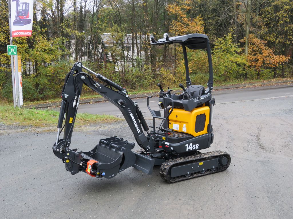 Eurocomach ES14SR Minibagger mieten bei Wilmes Mietservice Inh. Andreas-Josef Wilmes e.K.