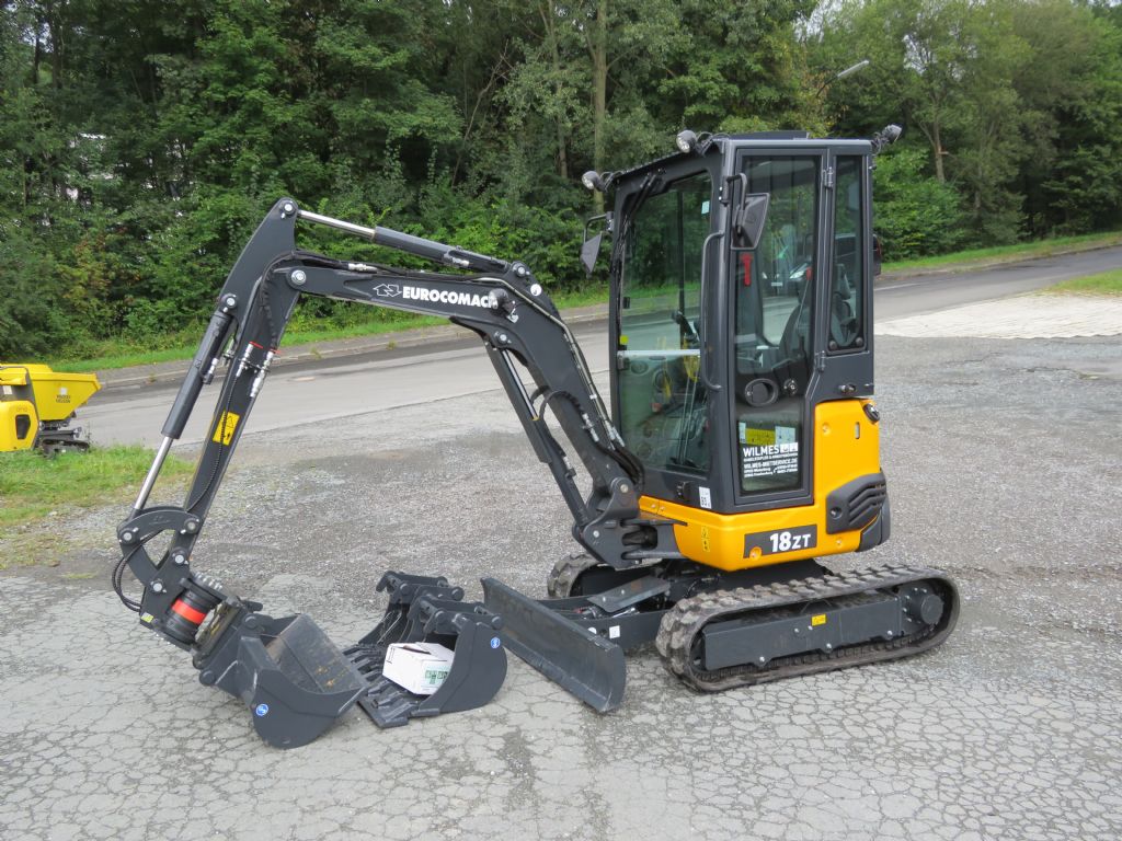 Eurocomach ES 18 ZT Minibagger mieten bei Wilmes Mietservice Inh. Andreas-Josef Wilmes e.K.