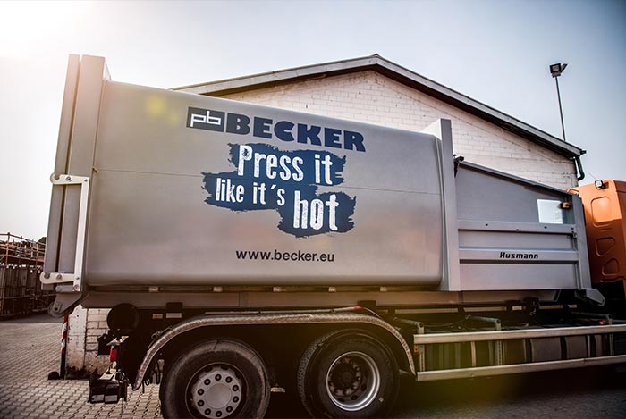 Presscontainer 10 mieten bei Paul Becker