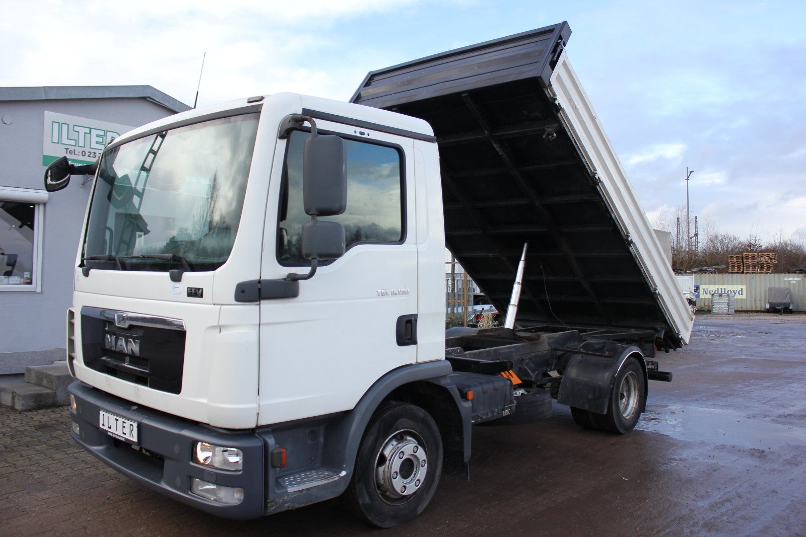MAN Kipper LKW 7,5 t Mieten Pritsche Verleih Langzeit Vermietung Dreiseitenkipper – 2