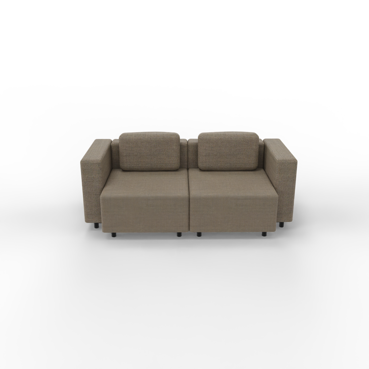 Moduplus double seater 1 mieten bei Alvero Büromöbelvermietung