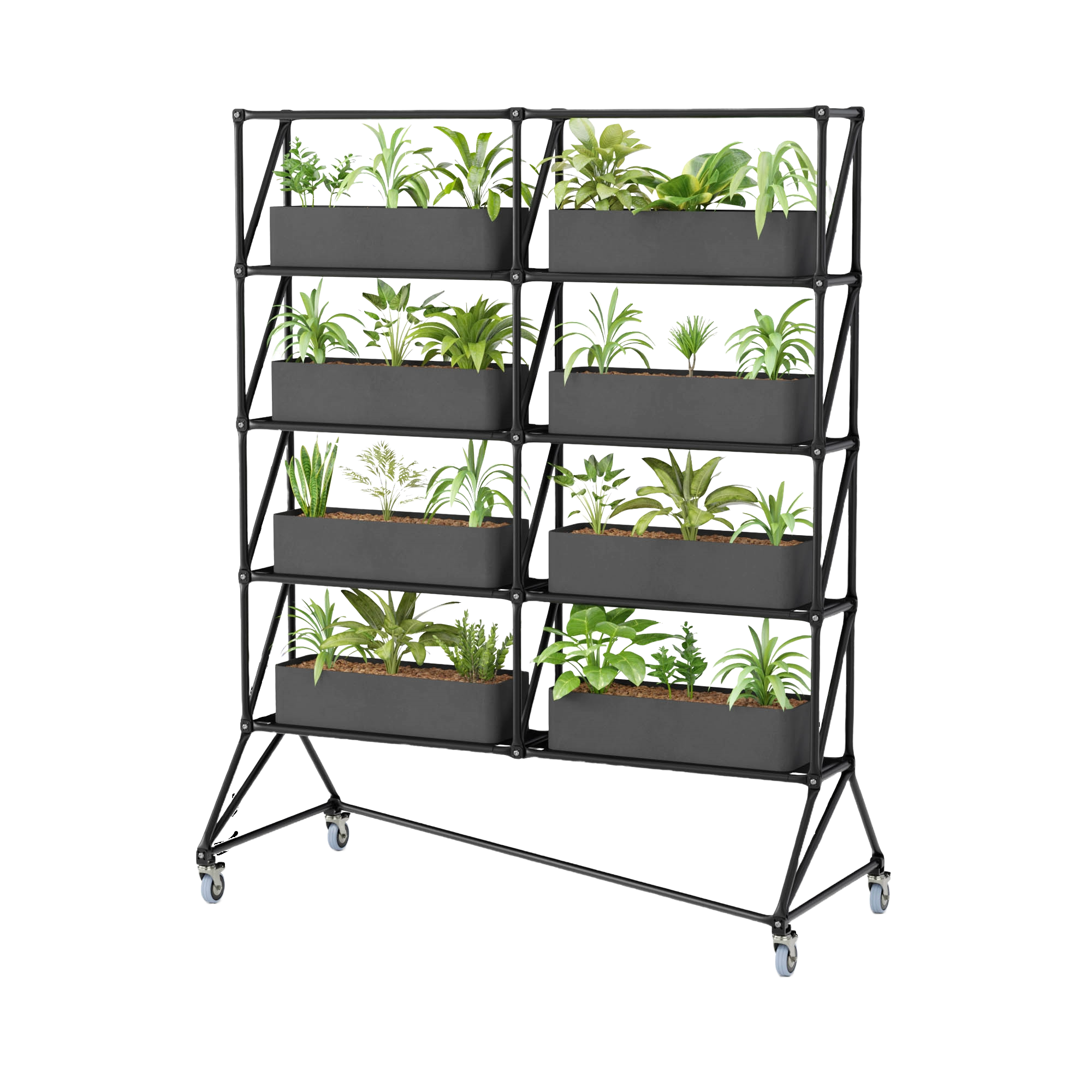 System 180 garden parti mieten bei Alvero Büromöbelvermietung